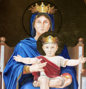 St Mary holding Child Jesus