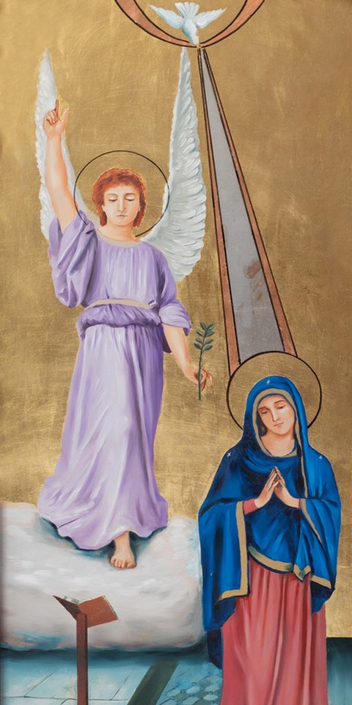 Icon of the Annunciation at SMSJ
