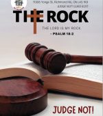 Judge Not! (Luke 6-37) - July 2, 2021